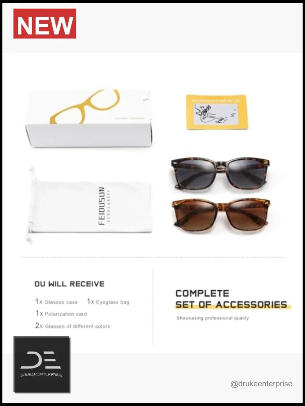Polarized Sunglasses UV Protection Classic Rectangular Full Frame